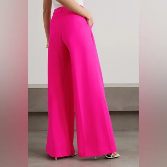 L'AGENCE Pink Wide Leg Pants - Picture 4 of 11